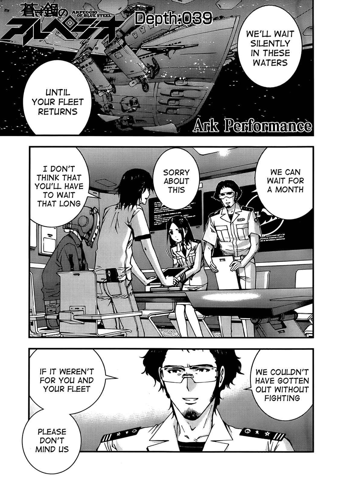Aoki Hagane no Arpeggio Chap 39 - Next Chap 40
