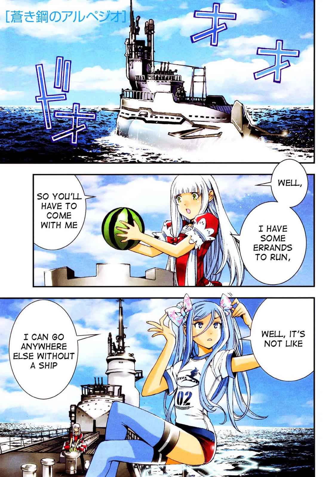 Aoki Hagane no Arpeggio Chap 45 - Next Chap 46