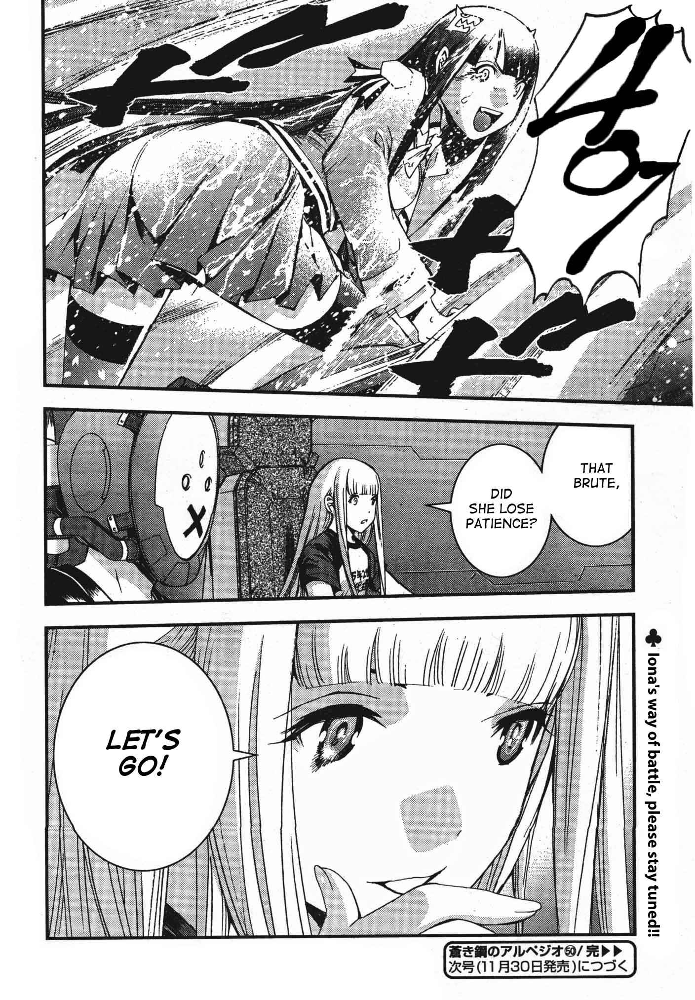 Aoki Hagane no Arpeggio Chap 50 - Next Chap 51