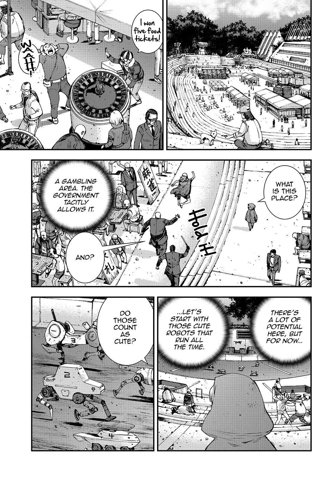 Aoki Hagane no Arpeggio Chap 123.5 - Next Chap 124.5