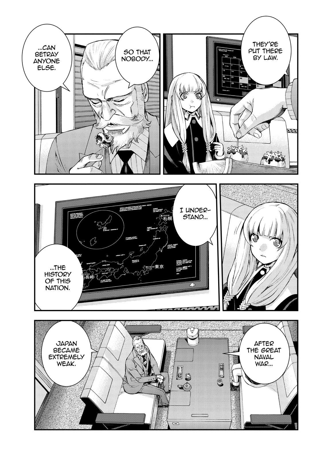 Aoki Hagane no Arpeggio Chap 138 - Next Chap 139