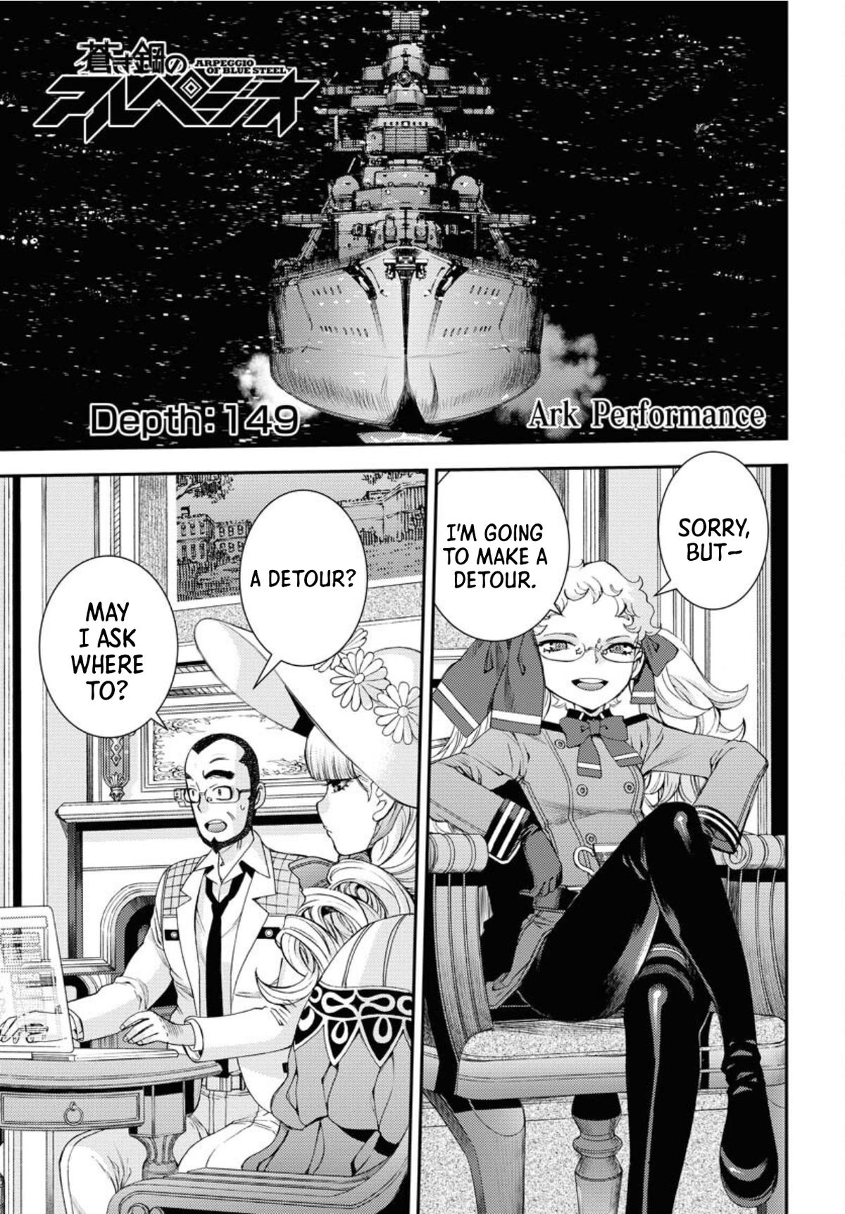 Aoki Hagane no Arpeggio Chap 149 - Next Chap 150