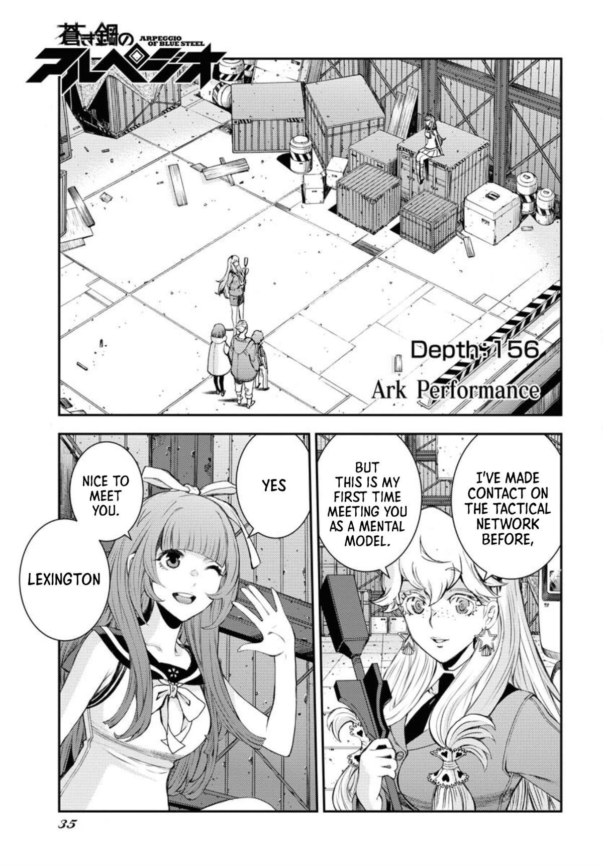 Aoki Hagane no Arpeggio Chap 156 - Next Chap 157
