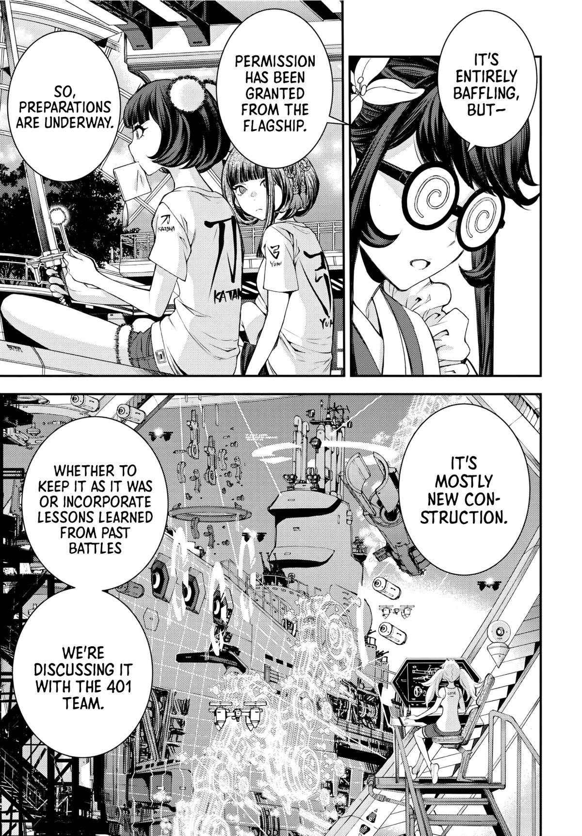 Aoki Hagane no Arpeggio Chap 157 - Next Chap 158
