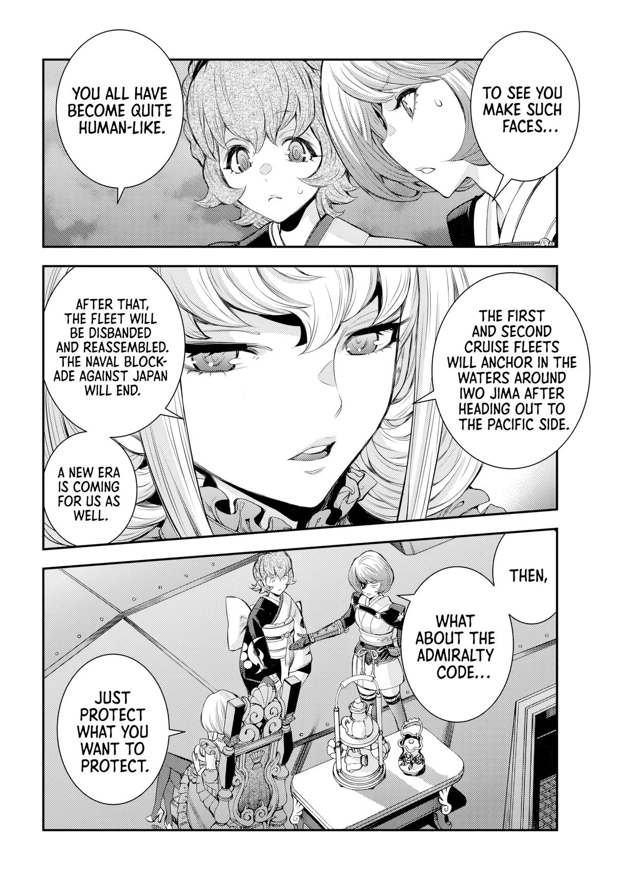 Aoki Hagane no Arpeggio Chap 158 - Next Chap 159