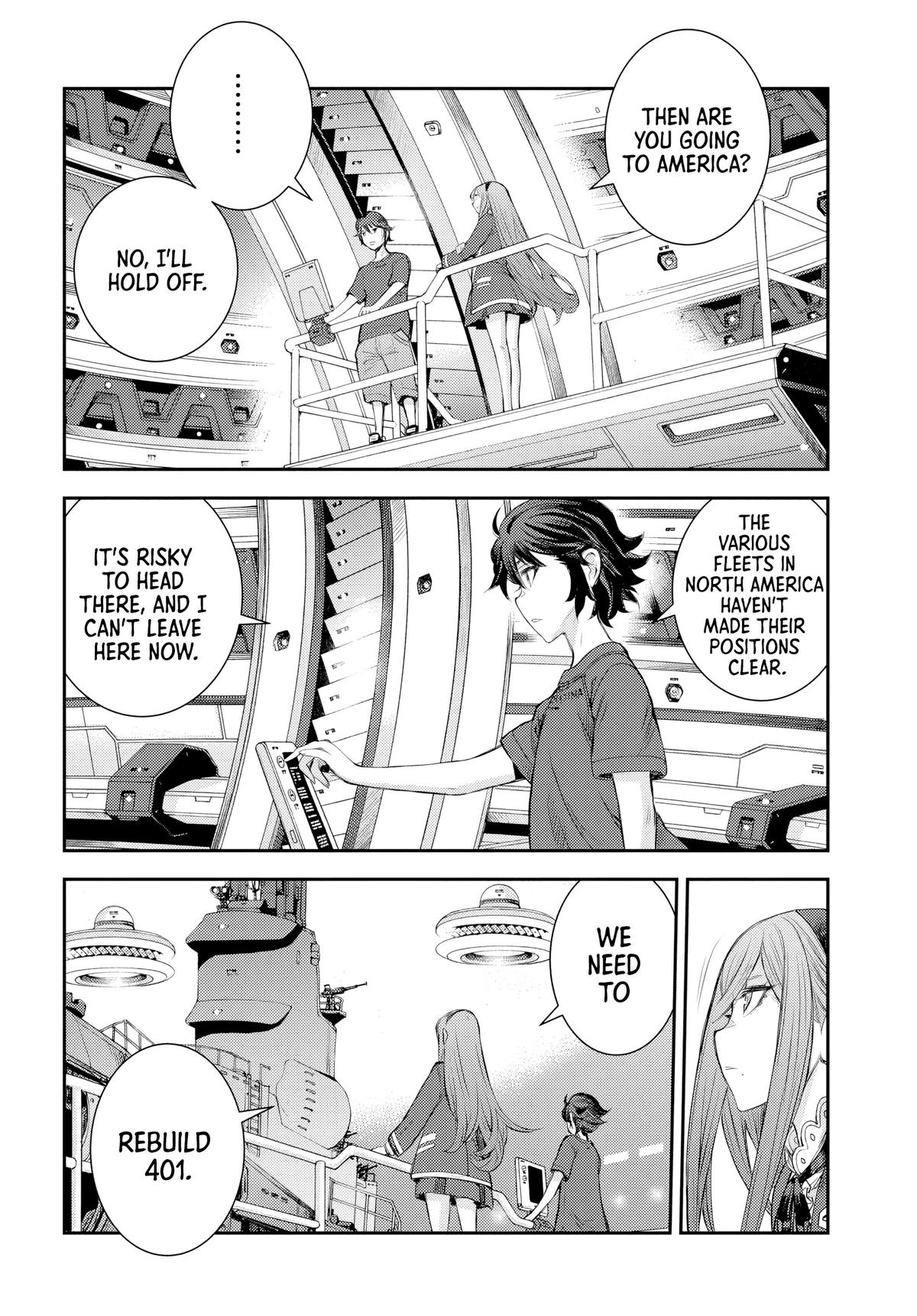 Aoki Hagane no Arpeggio Chap 158 - Next Chap 159