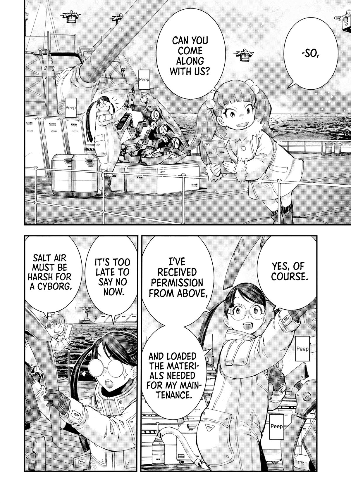 Aoki Hagane no Arpeggio Chap 158 - Next Chap 159