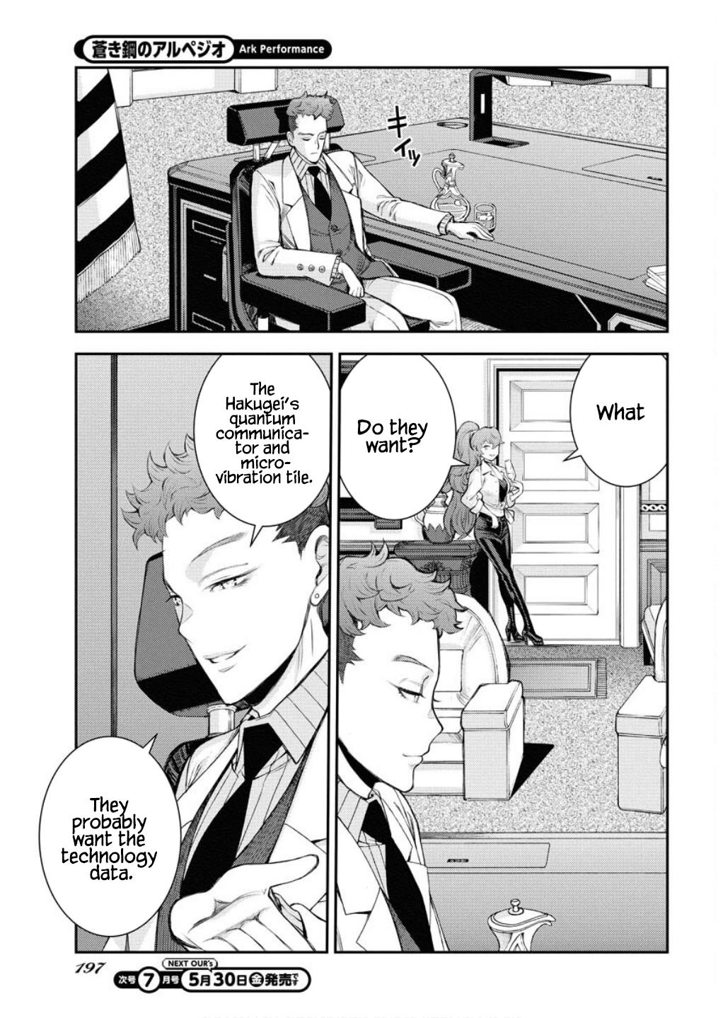 Aoki Hagane no Arpeggio Chap 165 - Next Chap 166