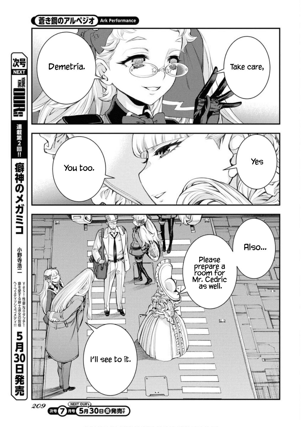 Aoki Hagane no Arpeggio Chap 165 - Next Chap 166