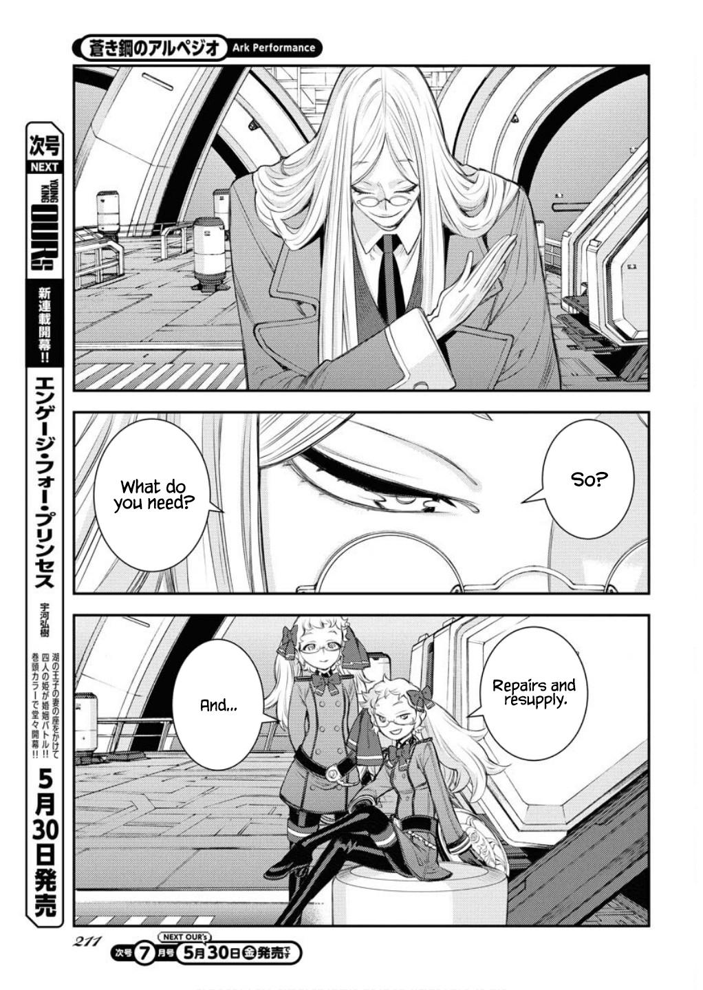 Aoki Hagane no Arpeggio Chap 165 - Next Chap 166
