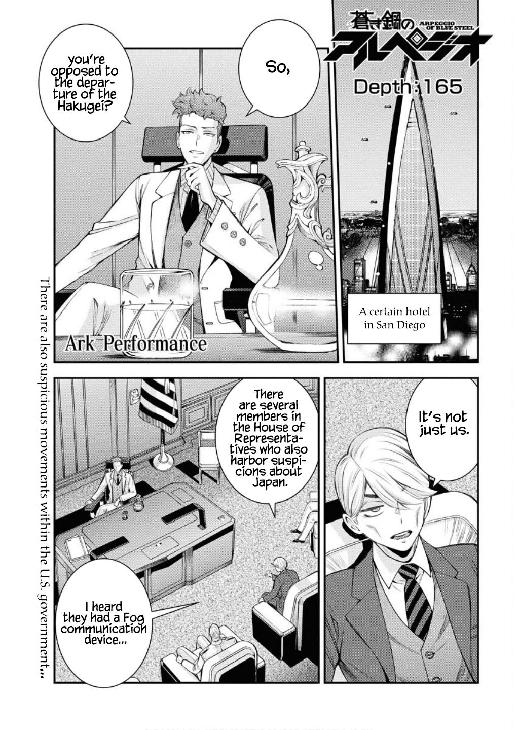 Aoki Hagane no Arpeggio Chap 165 - Next Chap 166