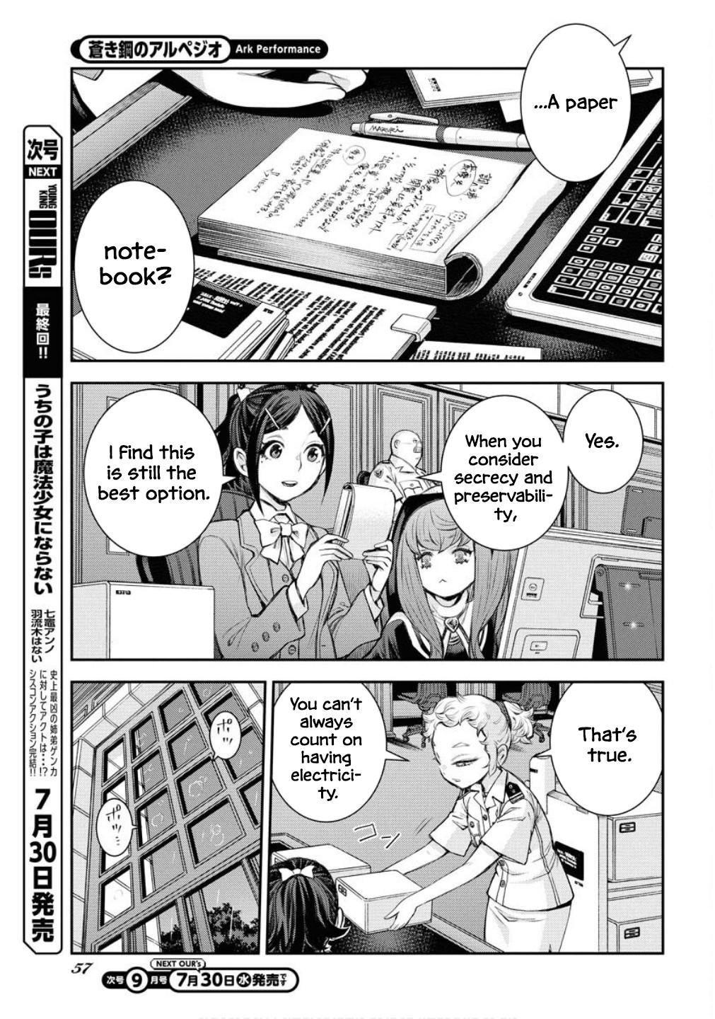 Aoki Hagane no Arpeggio Chap 167 - Next Chap 168