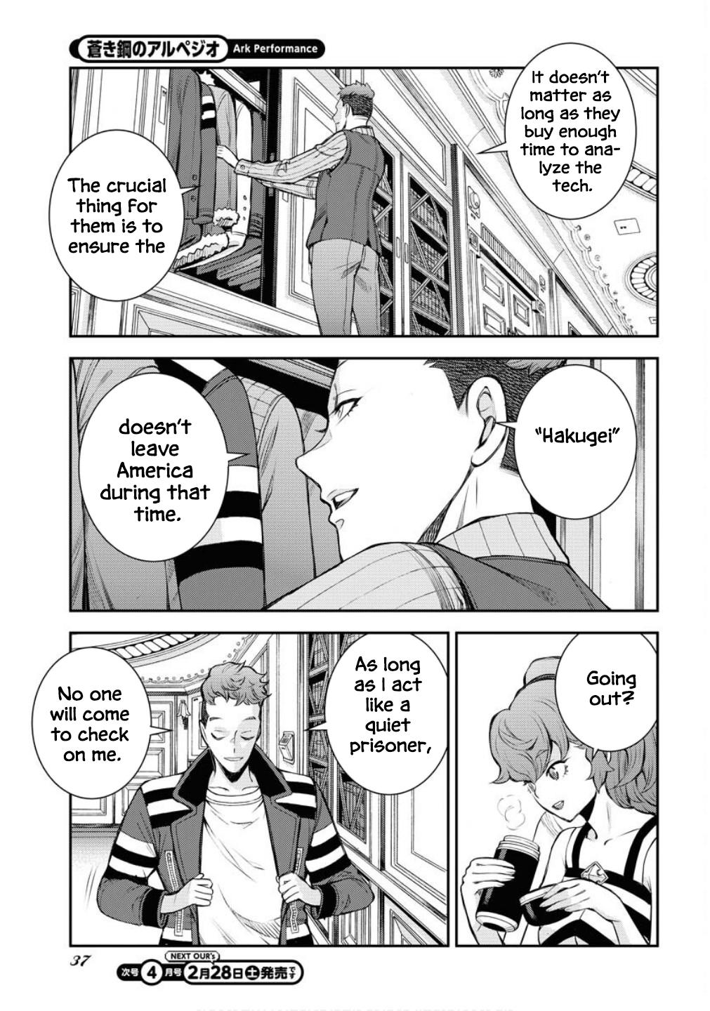 Aoki Hagane no Arpeggio Chap 173 - Next Chap 174