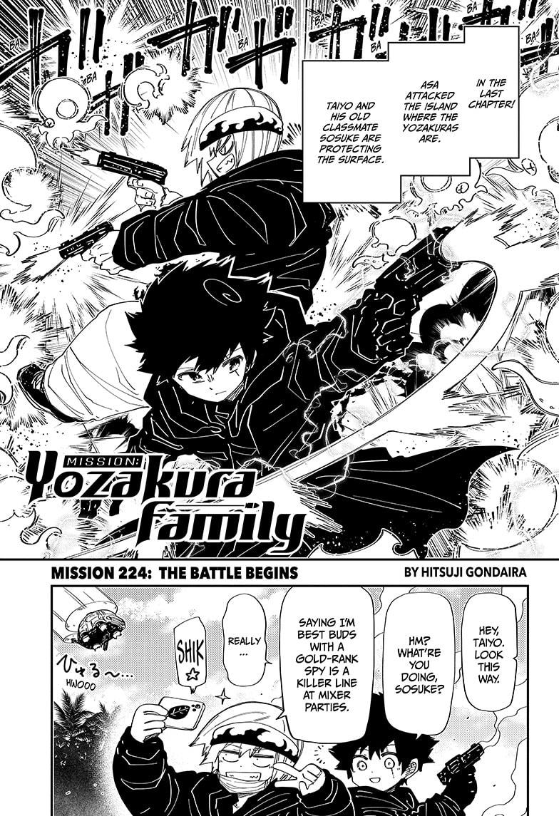 Mission: Yozakura Family Chap 224 - Next Chap 225
