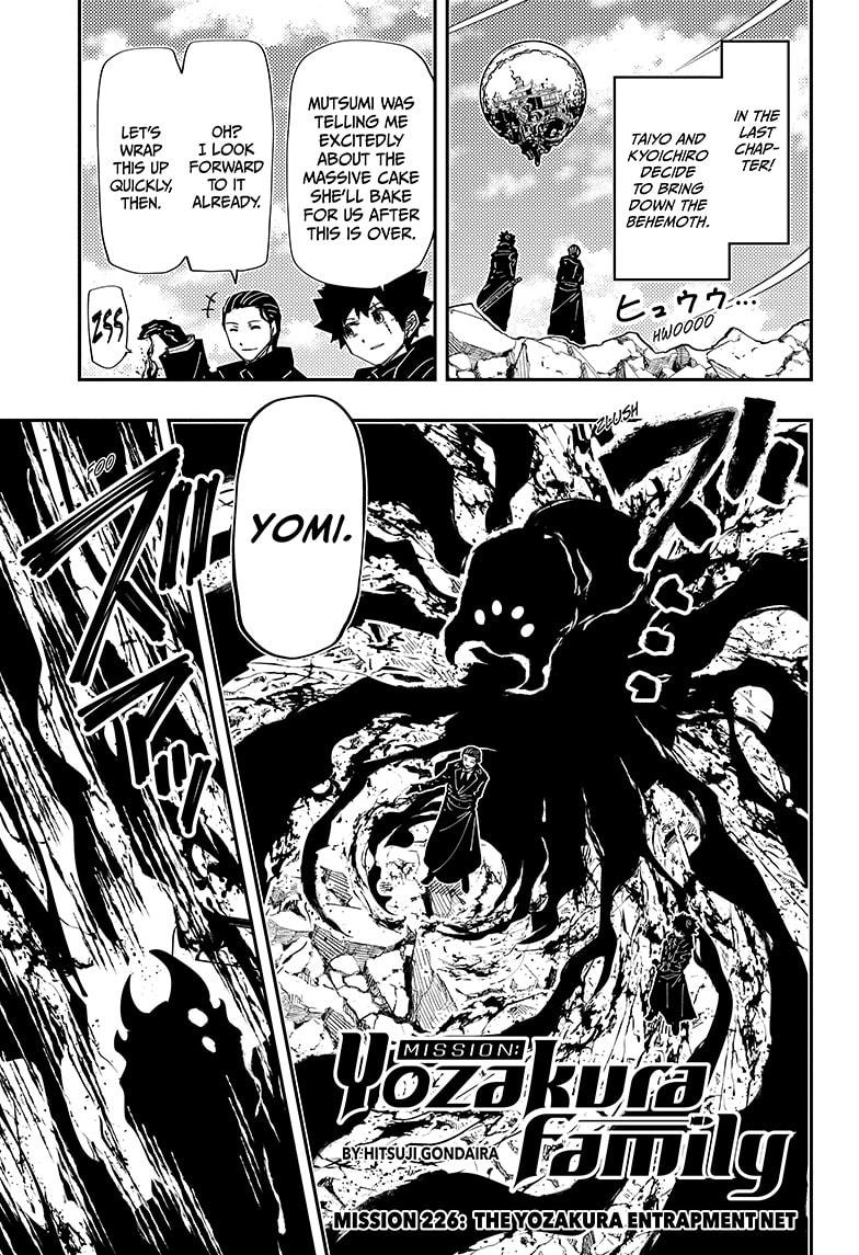 Mission: Yozakura Family Chap 226 - Next Chap 227