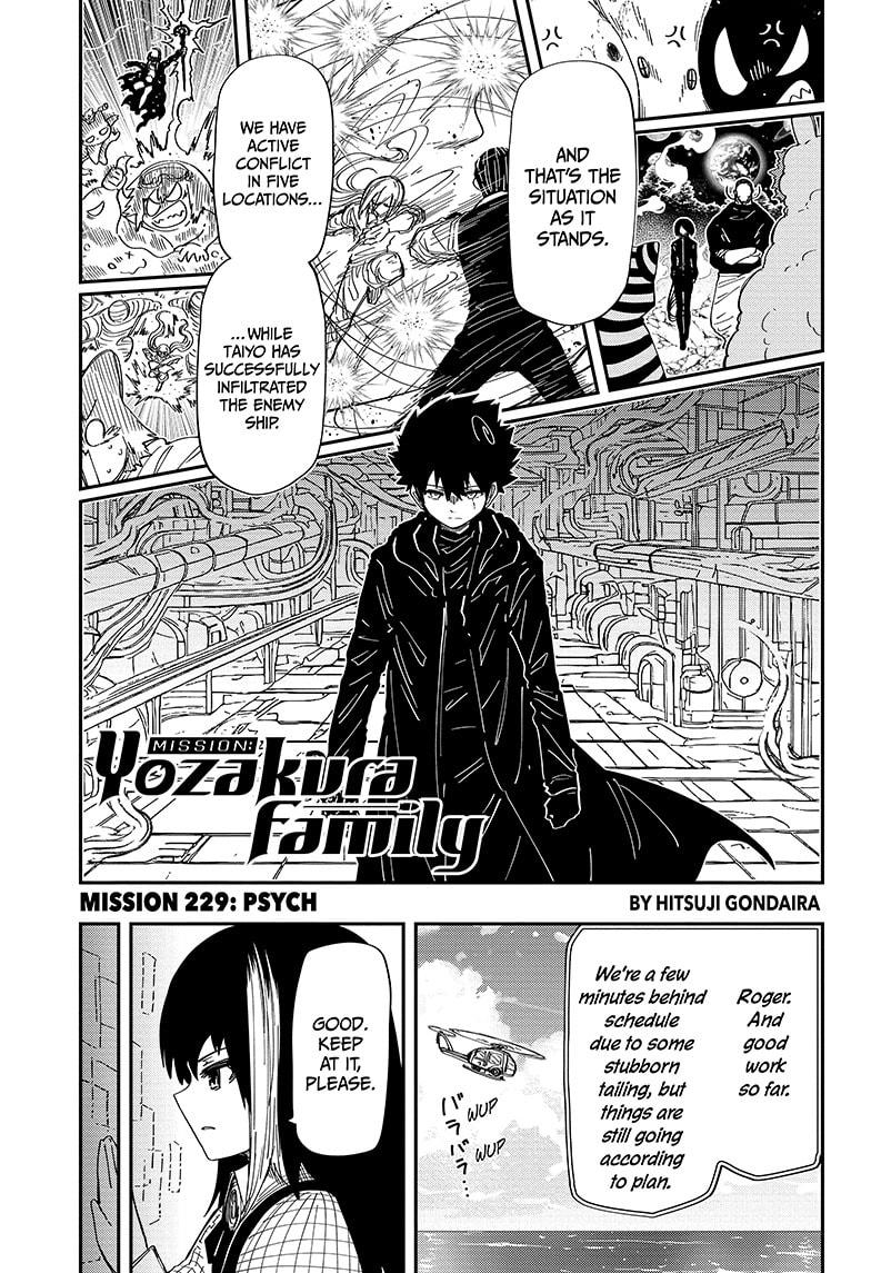 Mission: Yozakura Family Chap 229 - Next Chap 230