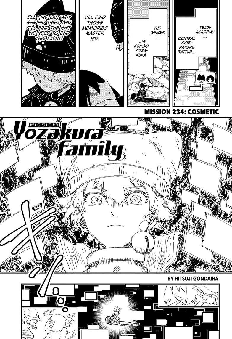 Mission: Yozakura Family Chap 234 - Next Chap 235
