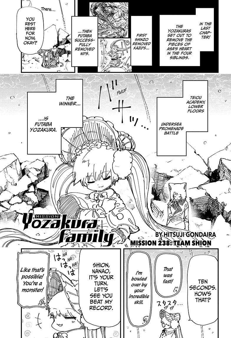 Mission: Yozakura Family Chap 238 - Next Chap 239