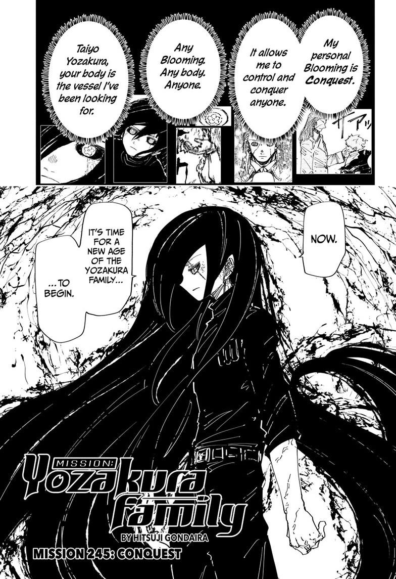 Mission: Yozakura Family Chap 245 - Next Chap 246