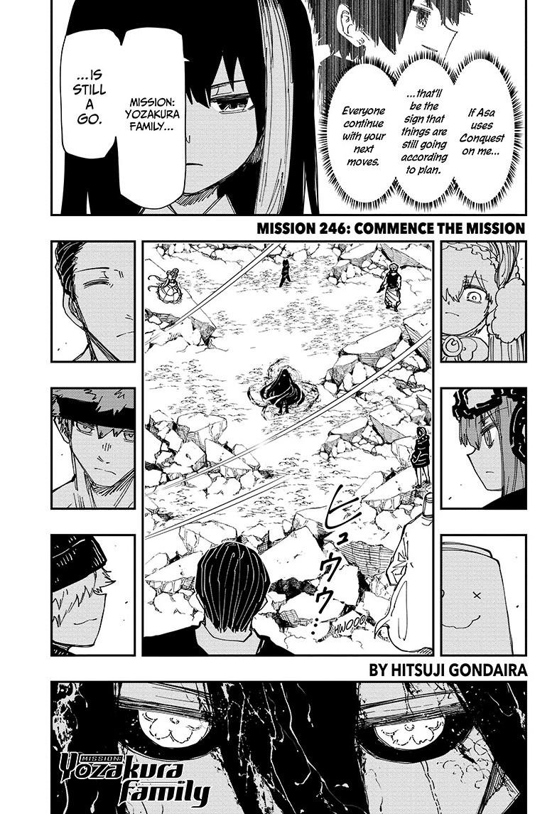 Mission: Yozakura Family Chap 246 - Next Chap 247