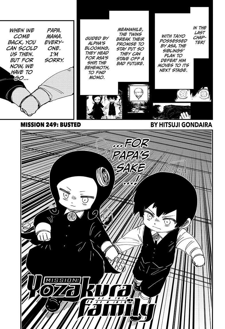 Mission: Yozakura Family Chap 249 - Next Chap 250