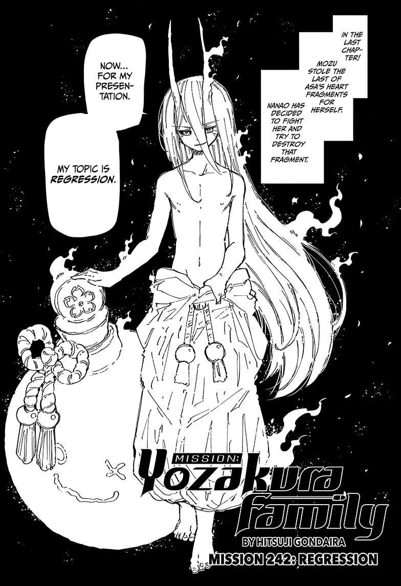 Mission: Yozakura Family Chap 242 - Next Chap 243
