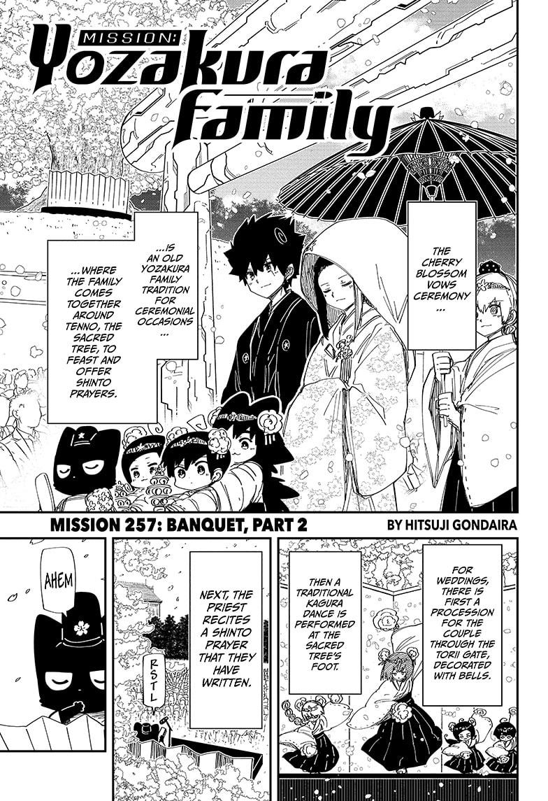 Mission: Yozakura Family Chap 257 - Next Chap 258