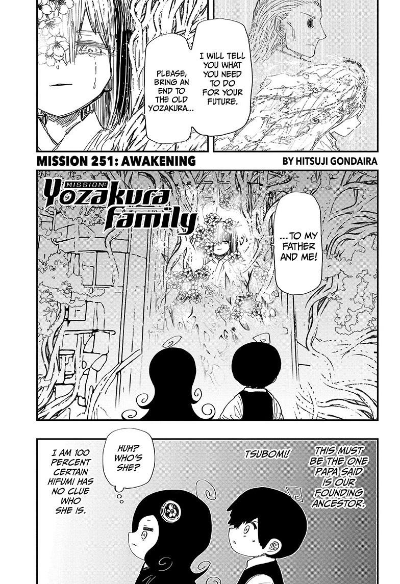 Mission: Yozakura Family Chap 251 - Next Chap 252