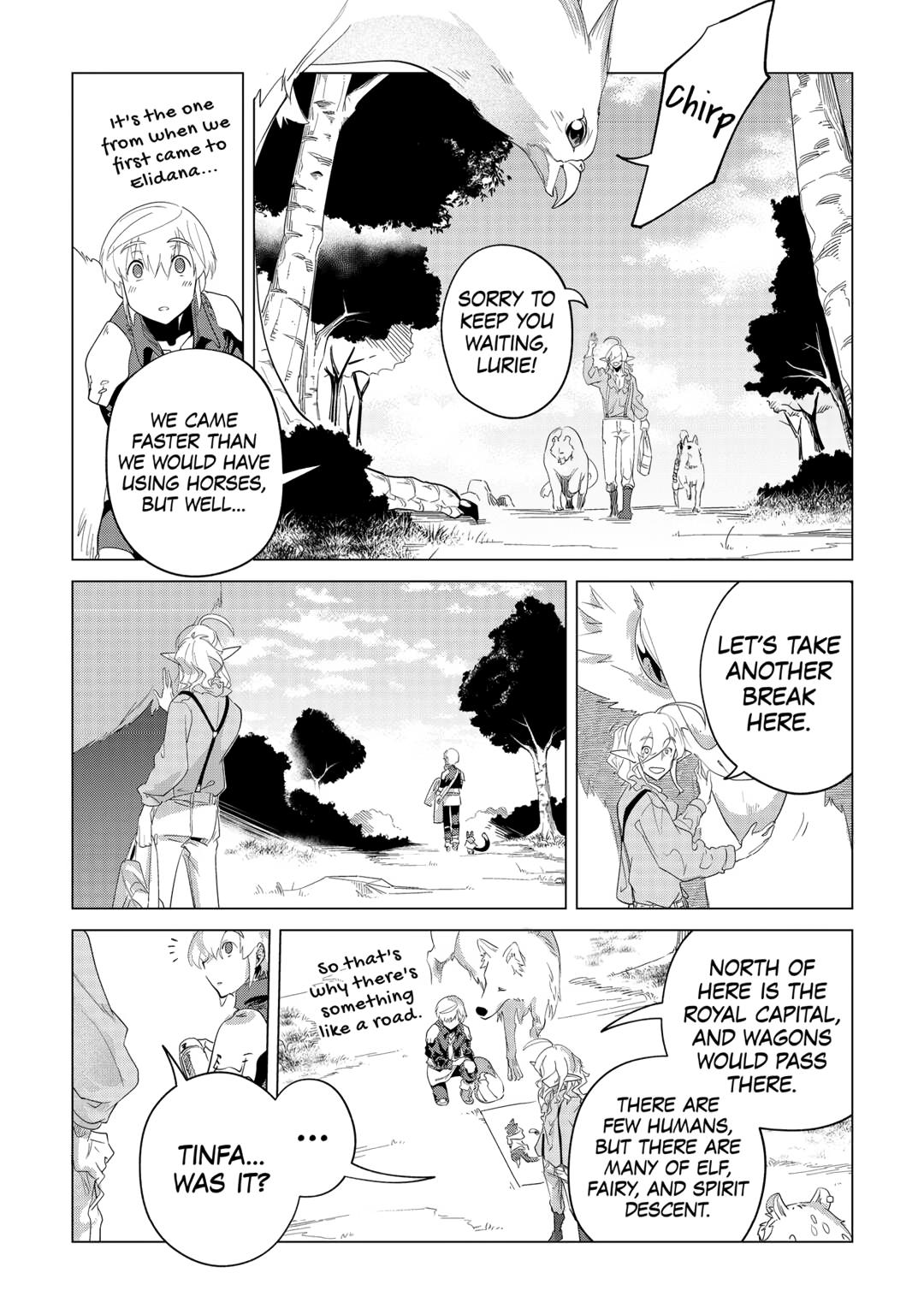 Mofumofu to Isekai Slow Life o Mezashimasu Chap 34 - Next Chap 35