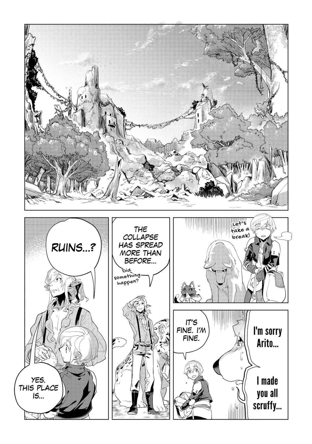 Mofumofu to Isekai Slow Life o Mezashimasu Chap 34 - Next Chap 35