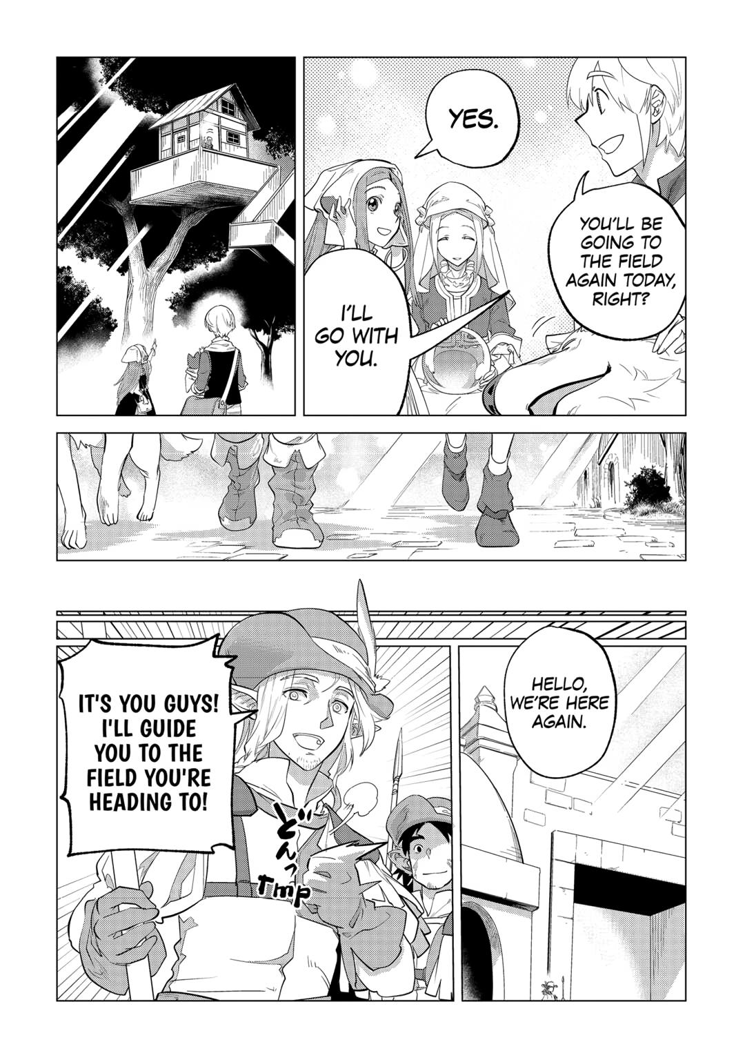 Mofumofu to Isekai Slow Life o Mezashimasu Chap 35 - Next Chap 36