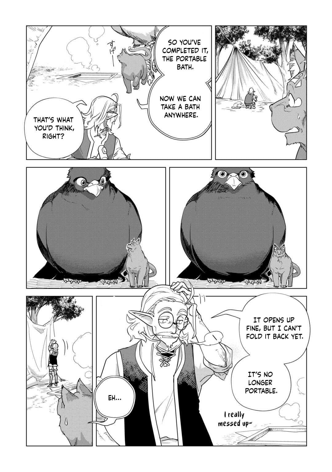 Mofumofu to Isekai Slow Life o Mezashimasu Chap 55 - Next Chap 56