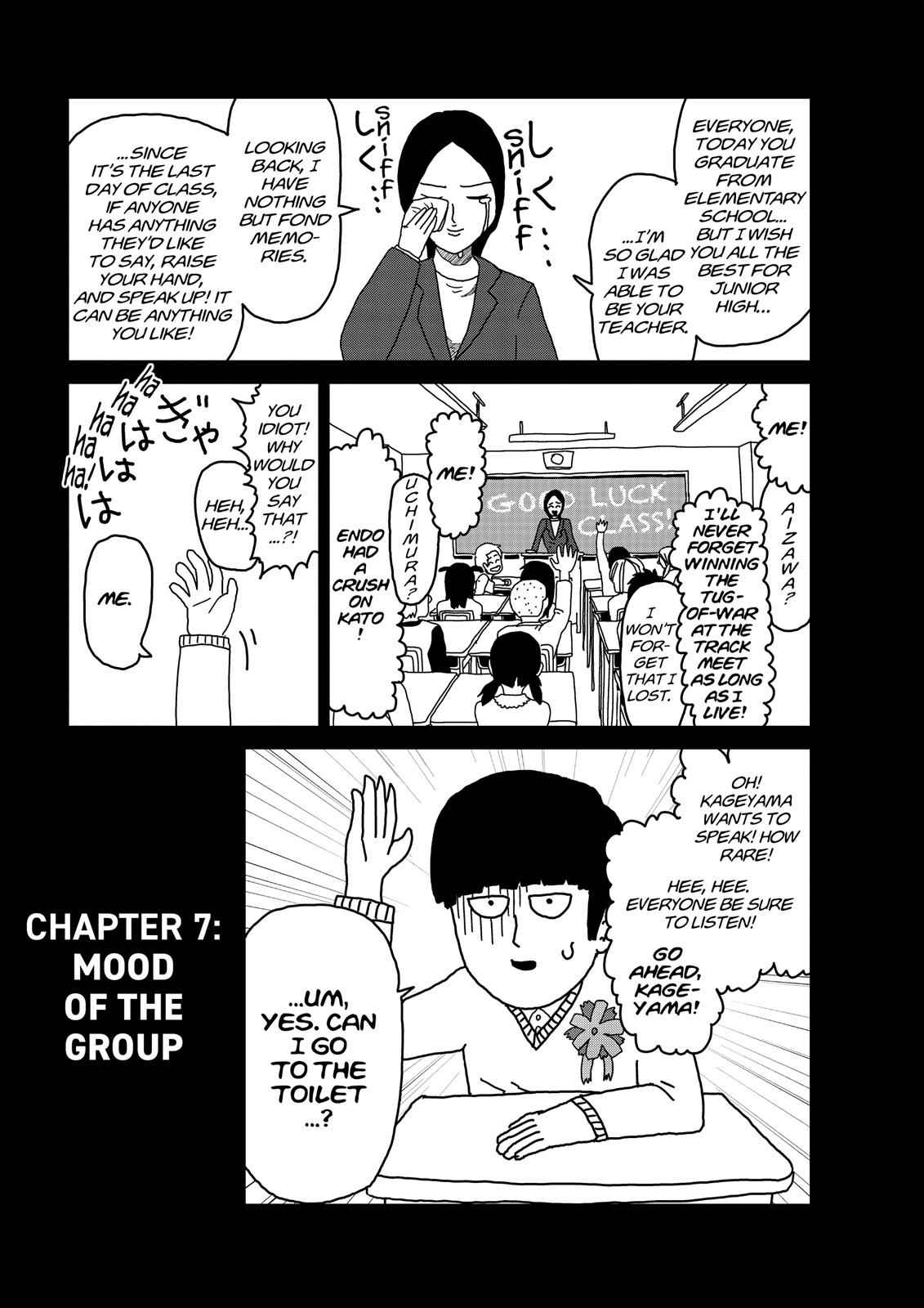 Mob Psycho 100 Chap 7 - Next Chap 8