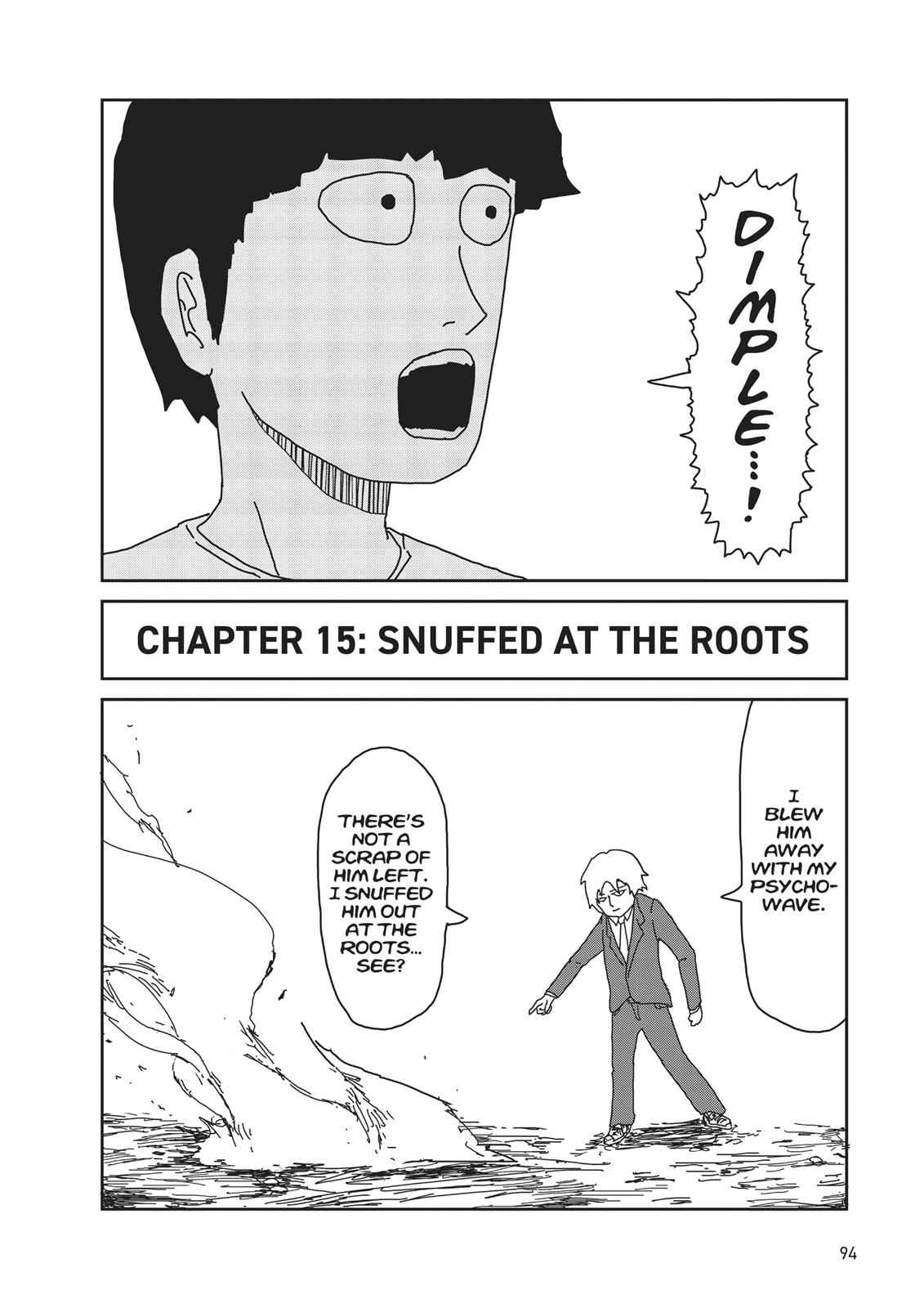 Mob Psycho 100 Chap 15 - Next Chap 16