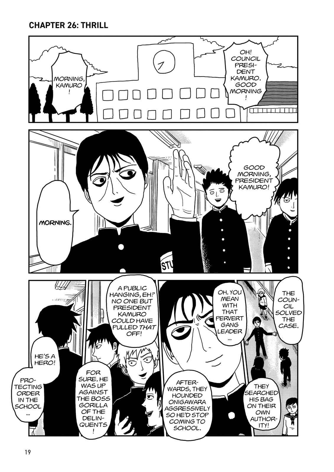 Mob Psycho 100 Chap 26 - Next Chap 27