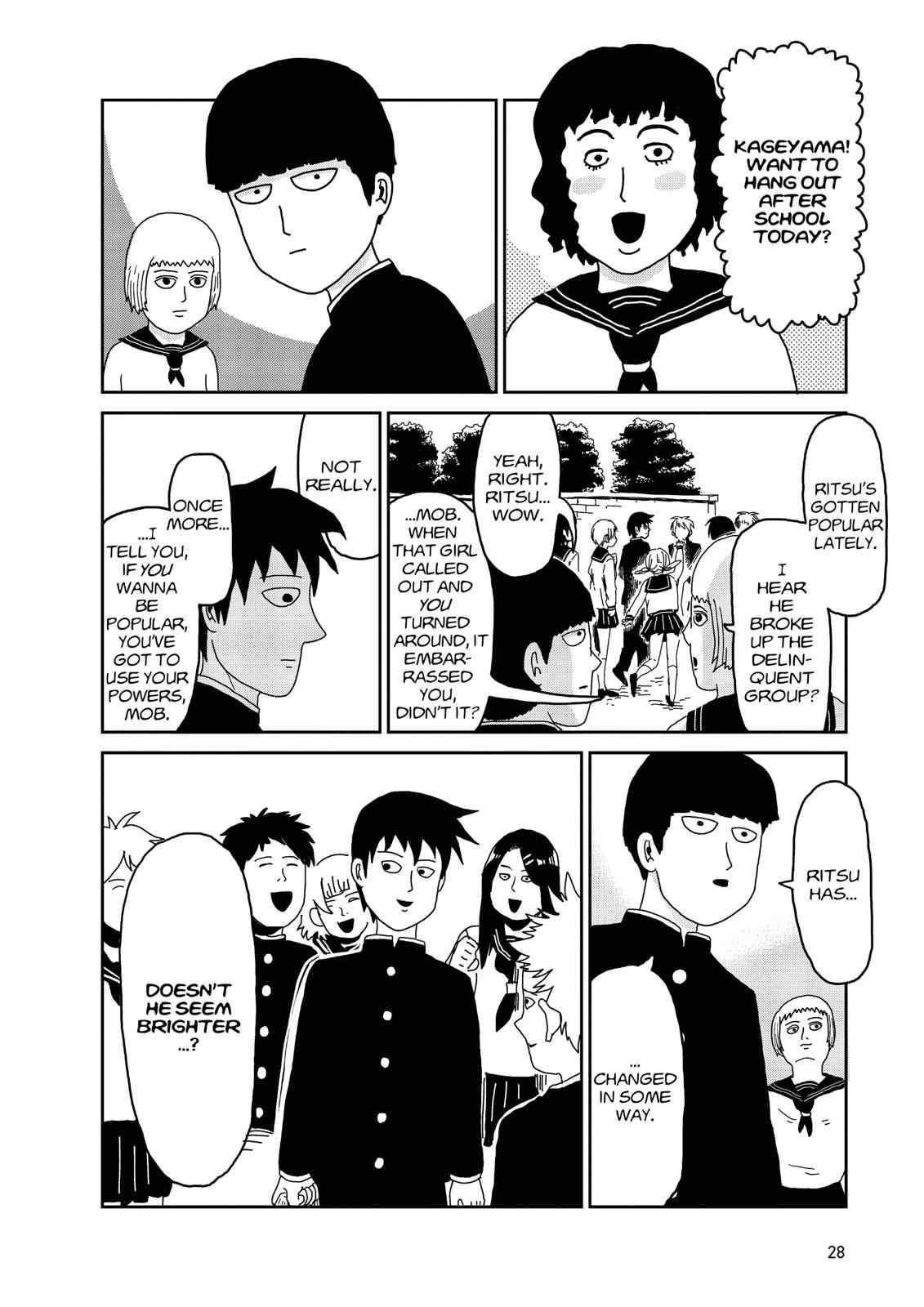 Mob Psycho 100 Chap 26 - Next Chap 27
