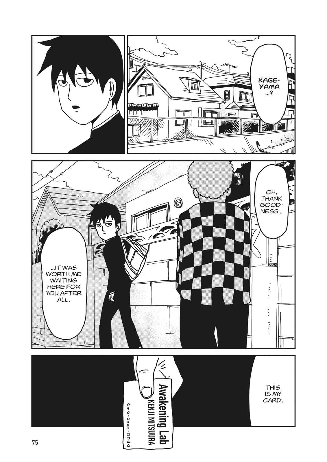 Mob Psycho 100 Chap 20 - Next Chap 21