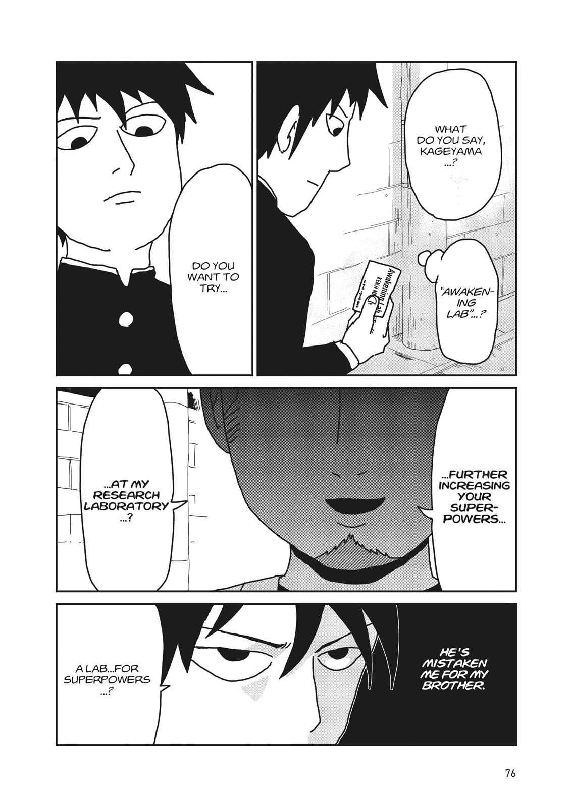 Mob Psycho 100 Chap 20 - Next Chap 21