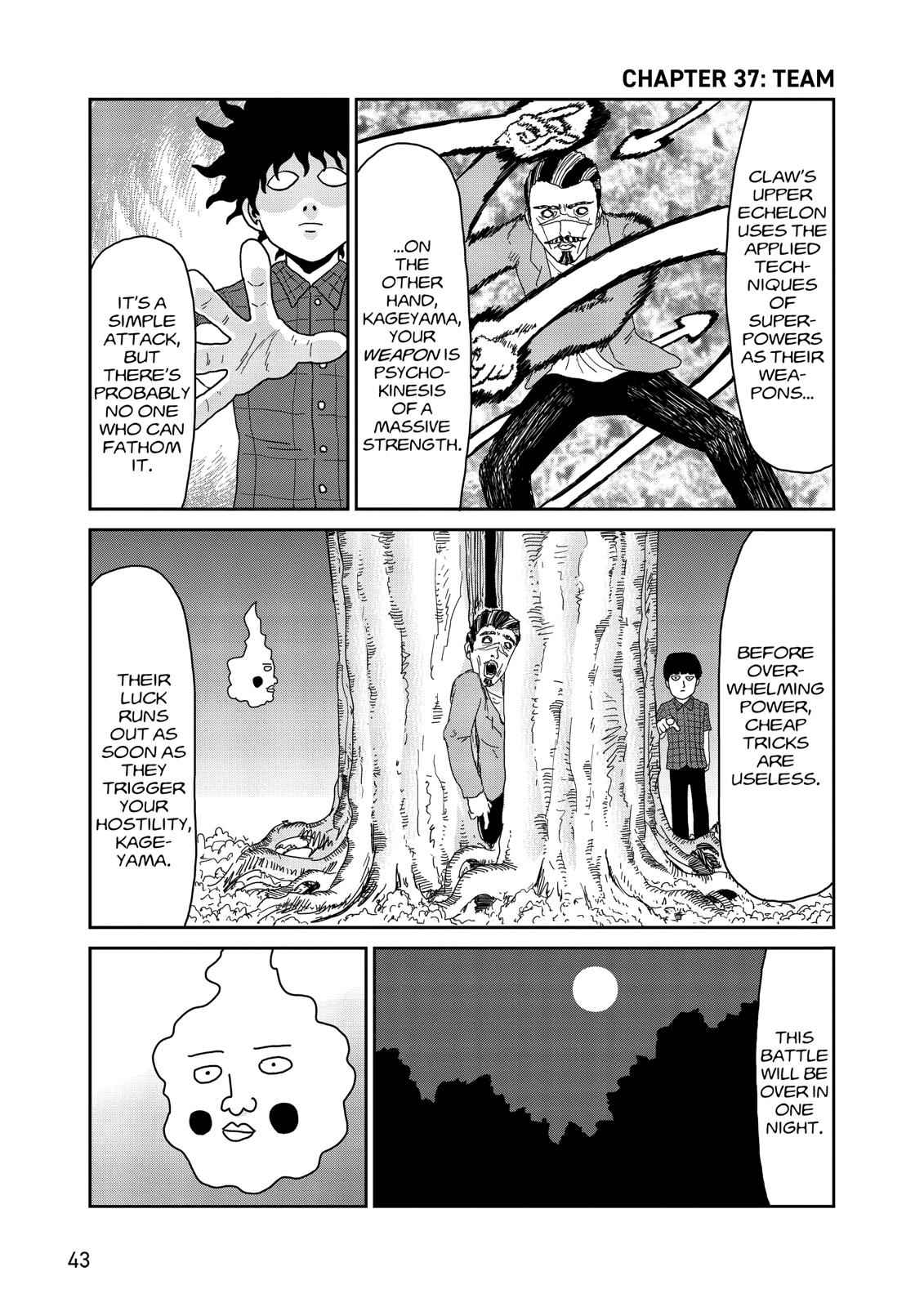 Mob Psycho 100 Chap 37 - Next Chap 38