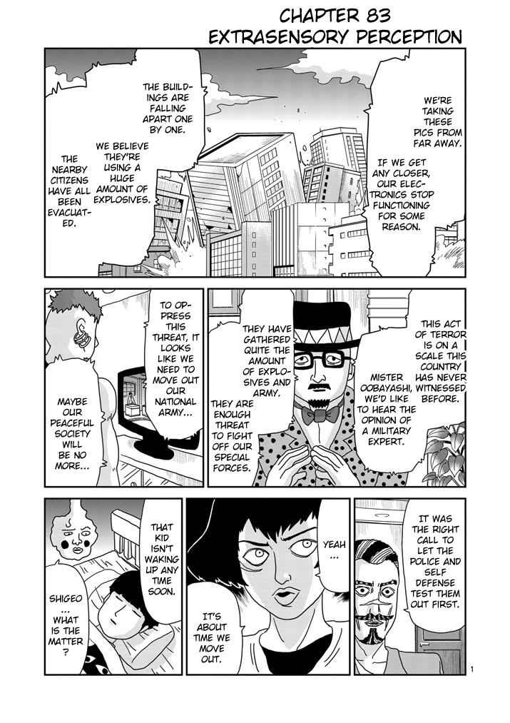 Mob Psycho 100 Chap 83.1 - Next Chap 84.1