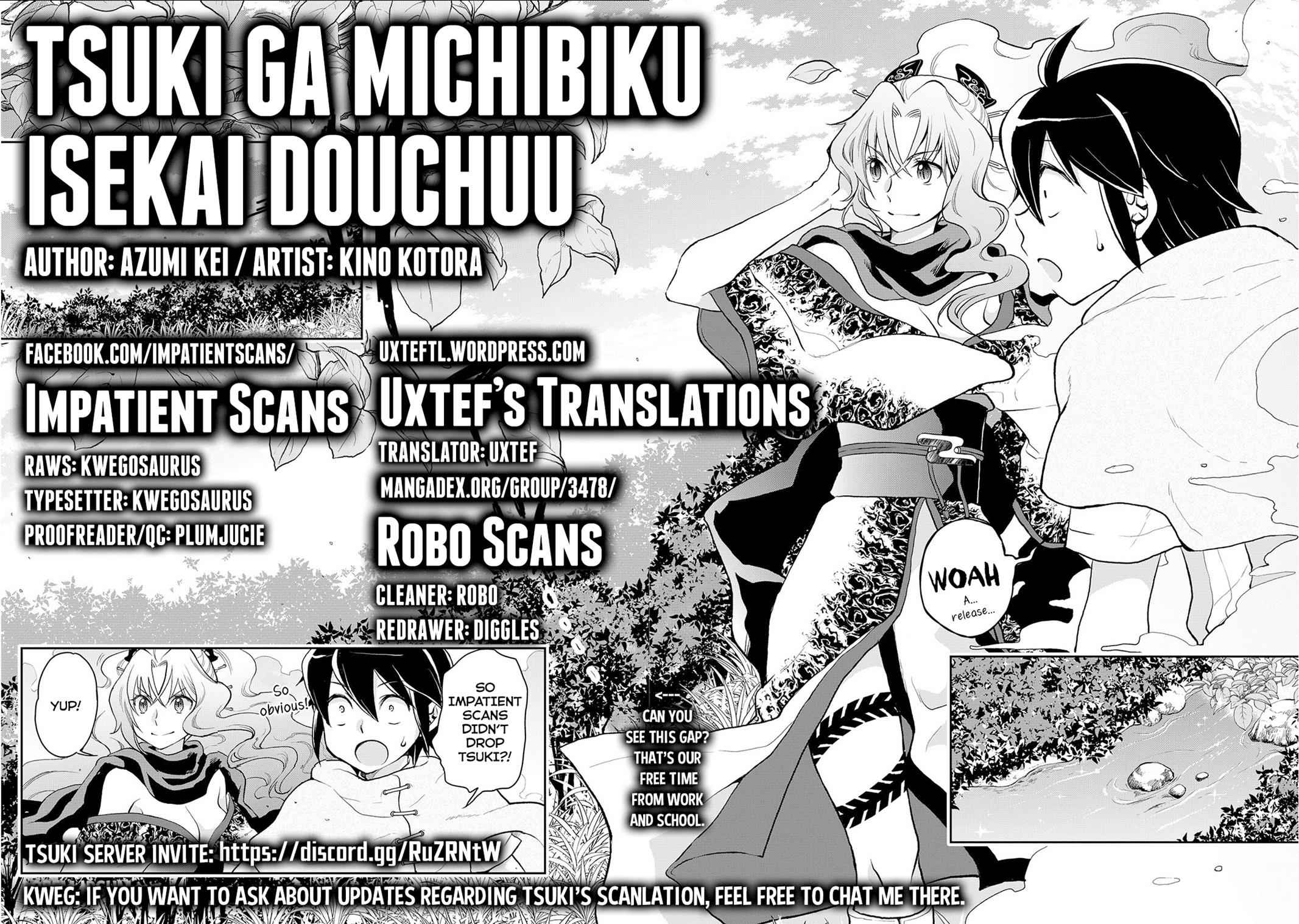 Tsuki ga Michibiku Isekai Douchuu Chap 36 - Next Chap 37