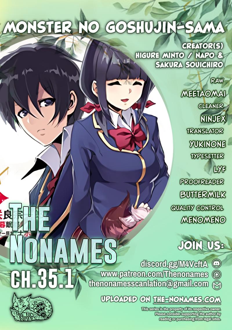 Monster no Goshujinsama Chap 35.1 - Next Chap 36.1