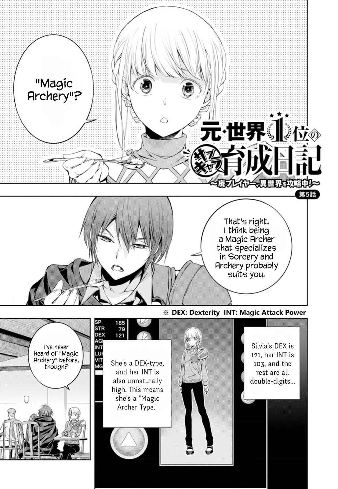 Moto Sekai Ichi'i Subchara Ikusei Nikki: Hai Player, Isekai wo Kouryakuchuu! Chap 5 - Next Chap 6