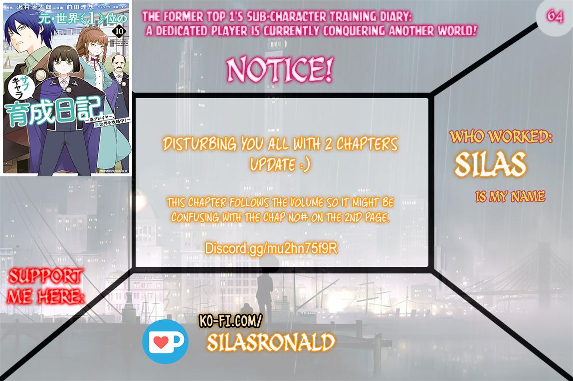 Moto Sekai Ichi'i Subchara Ikusei Nikki: Hai Player, Isekai wo Kouryakuchuu! Chap 64 - Next Chap 65