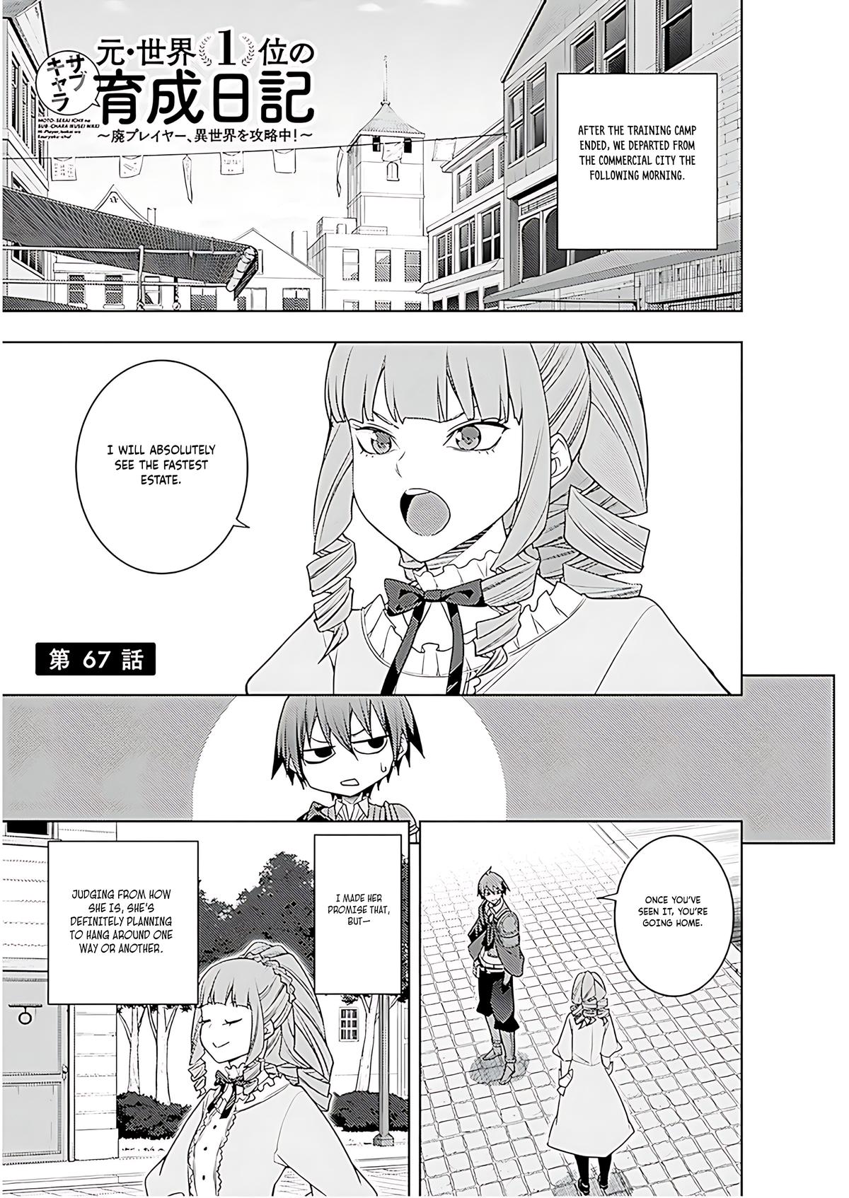 Moto Sekai Ichi'i Subchara Ikusei Nikki: Hai Player, Isekai wo Kouryakuchuu! Chap 68 - Next Chap 69