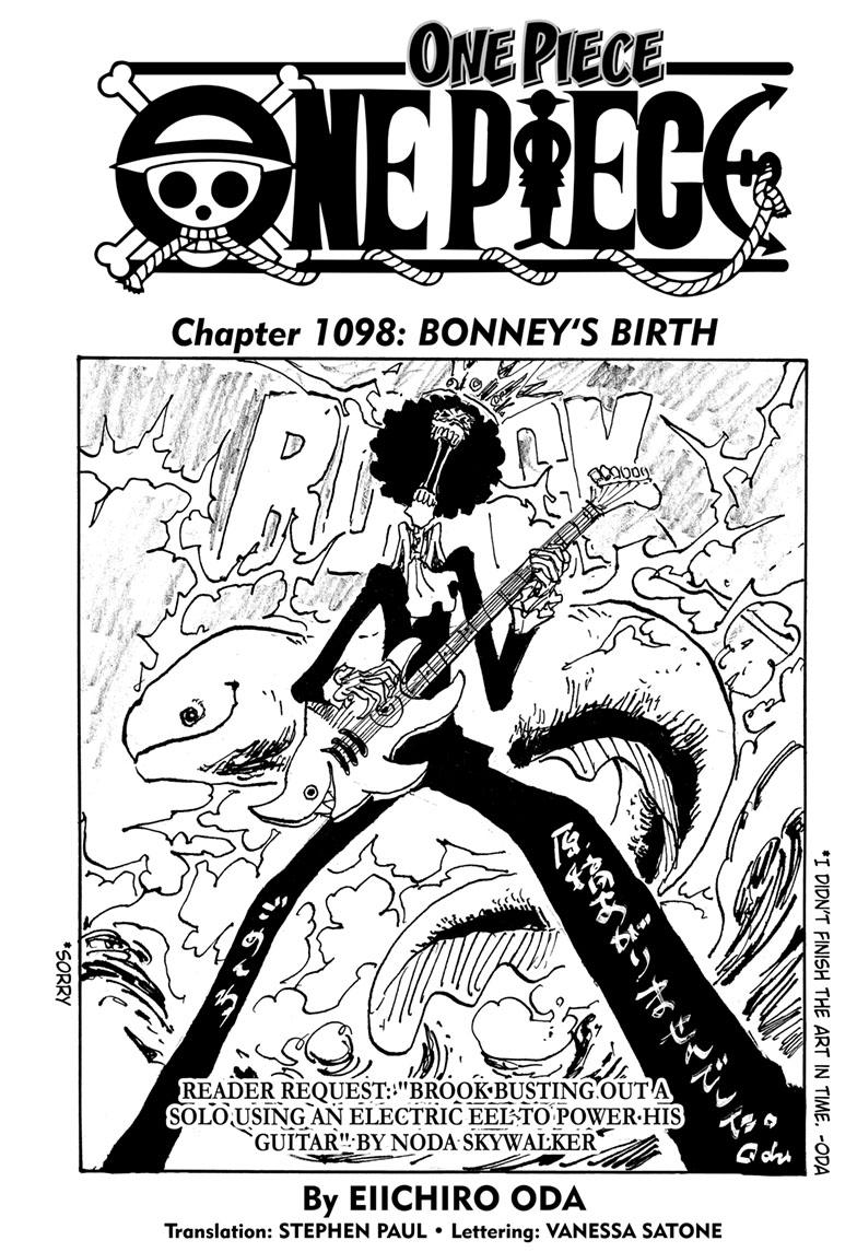 One Piece Chap 1098 - Next Chap 1099
