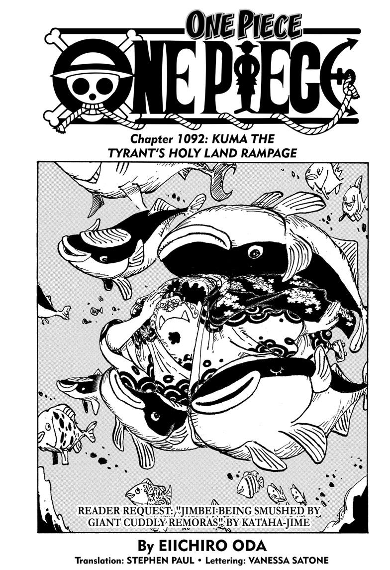One Piece Chap 1092 - Next Chap 1093