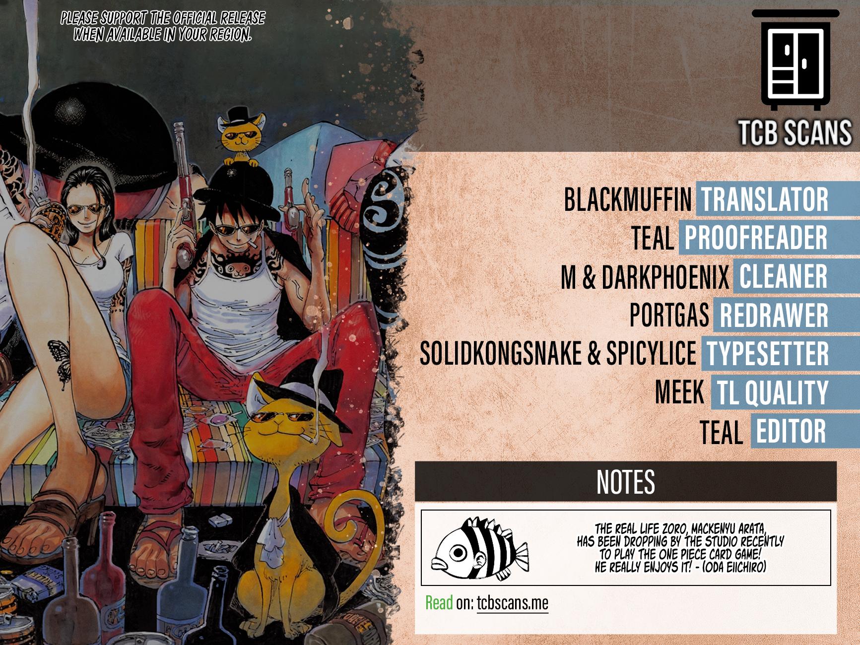 One Piece Chap 1144 - Next Chap 1145