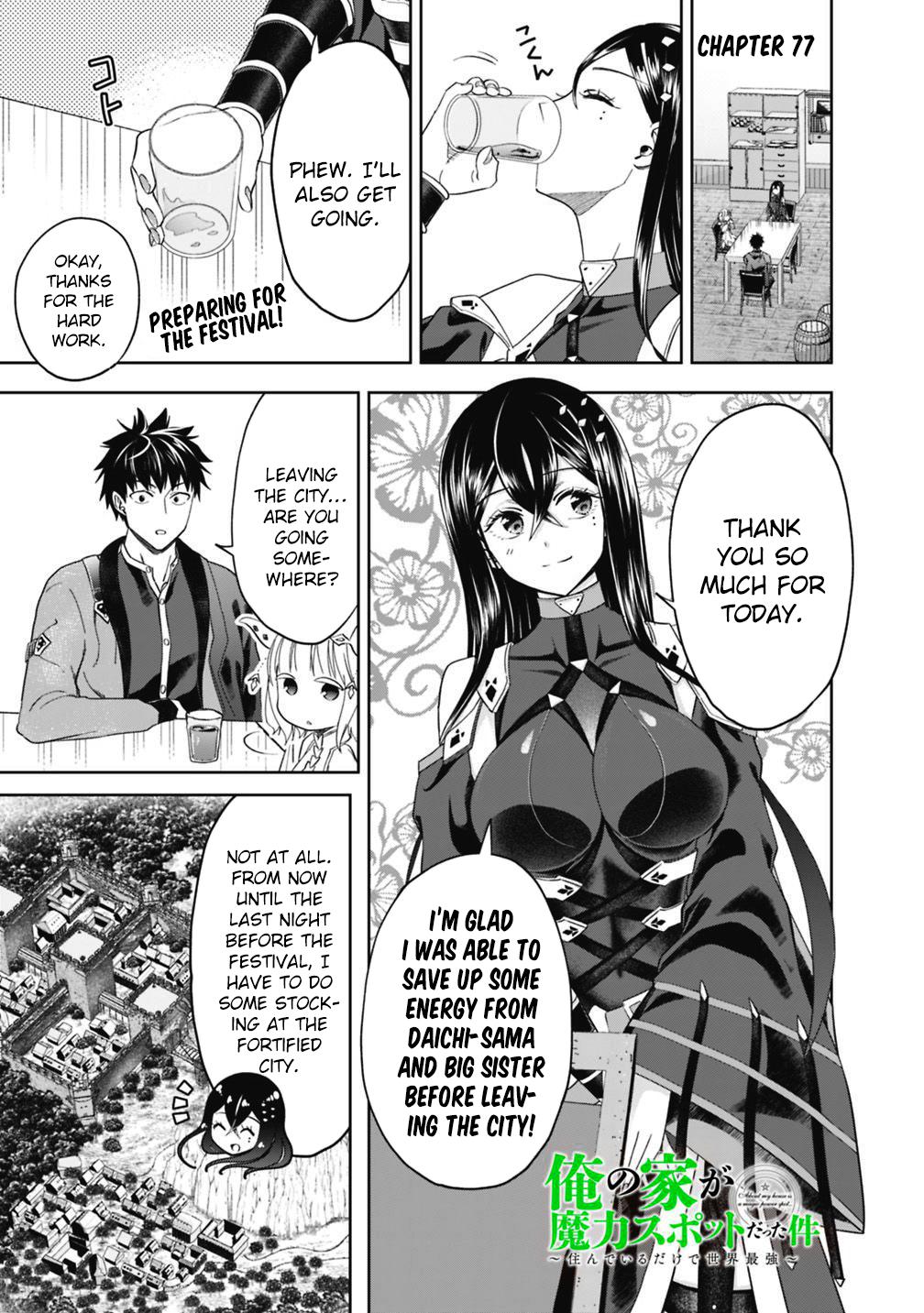 Ore no Ie ga Maryoku Spot Datta Ken: Sundeiru dake de Sekai Saikyou Chap 77 - Next Chap 78