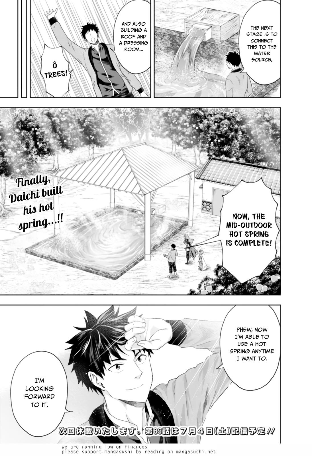 Ore no Ie ga Maryoku Spot Datta Ken: Sundeiru dake de Sekai Saikyou Chap 88 - Next Chap 89